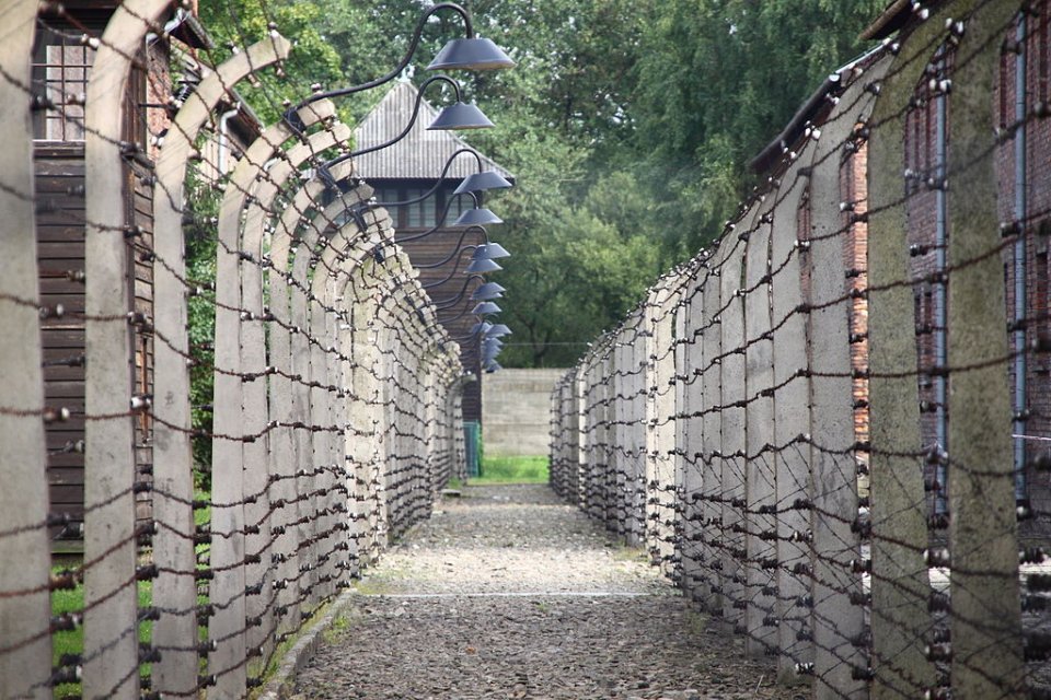 Walls of Auschwitz Death Camps